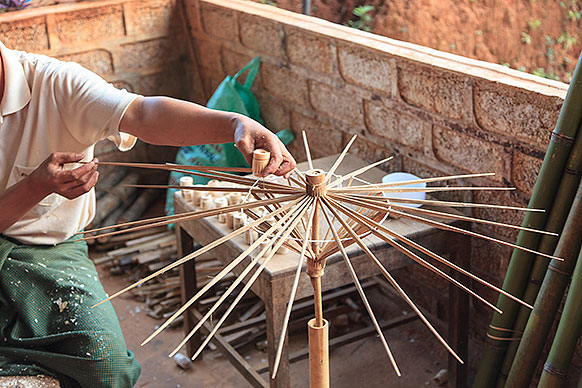 umbrella making