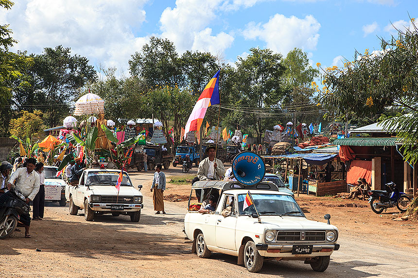 parade of trucks