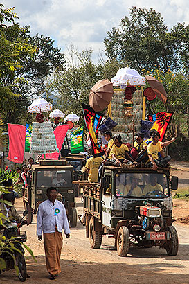 decorated truck