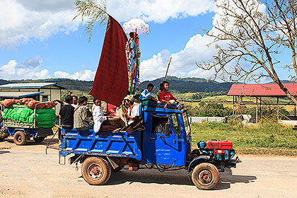 decorated truck