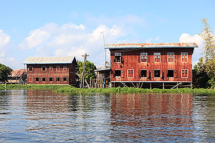 stilt houses