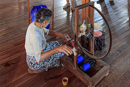 woman spinning