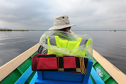 in boat