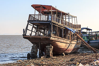 boat on shore