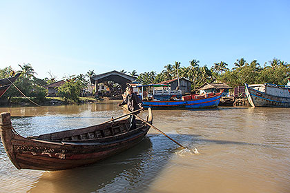 boats on river