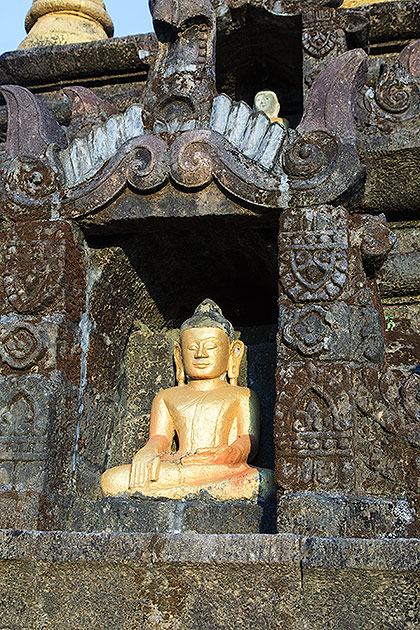 Buddha in niche