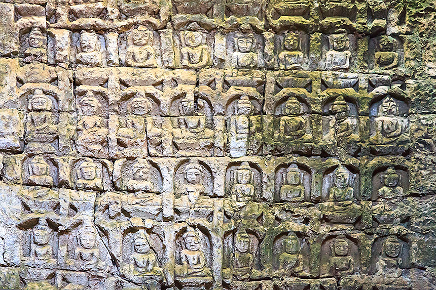 Buddha reliefs