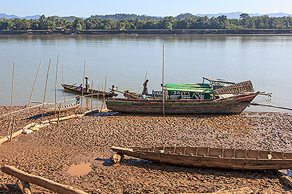 shore with boats