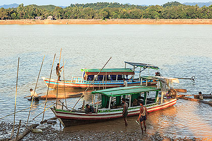 our boats at shore