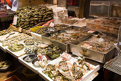 Shellfish vendor