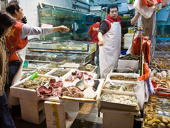 Shellfish vendor