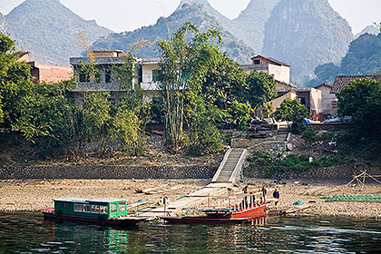 Dock and buildings