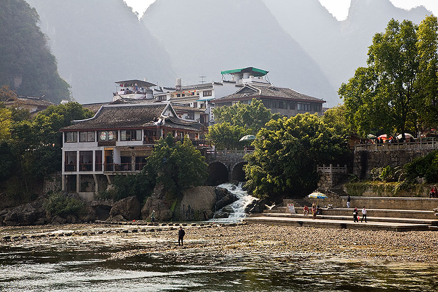 Arrival at Yangshuo