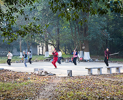 Tai Chi in park