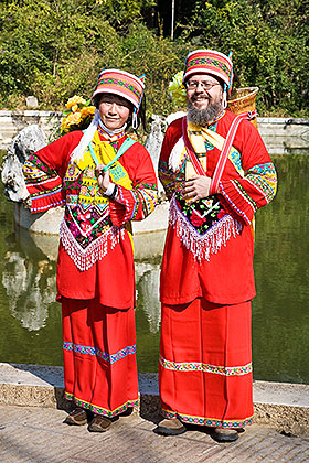 Dr. Ray and woman of Yi tribe