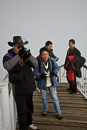 People on platform