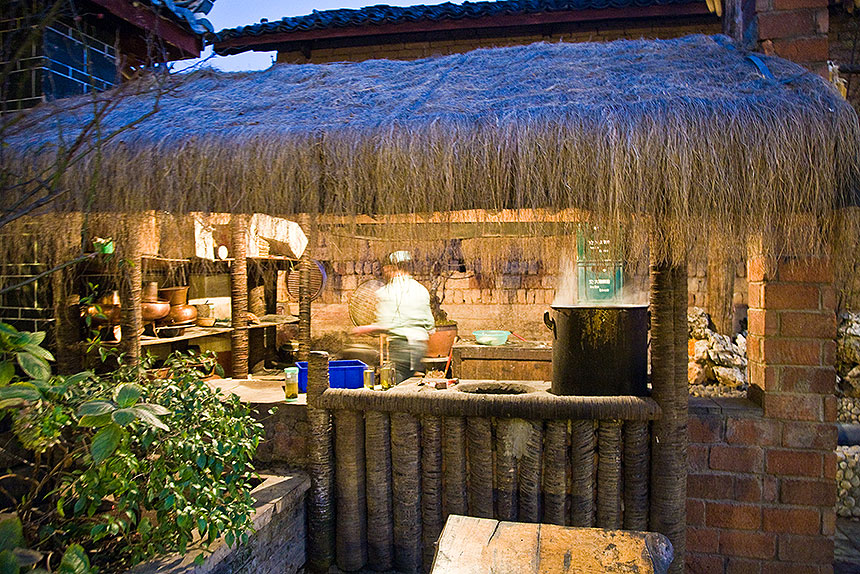 Restaurant outdoor kitchen