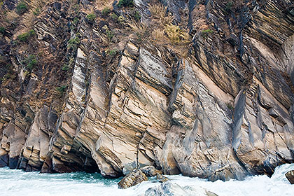 Rocks next to water