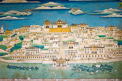 Painting of monastery