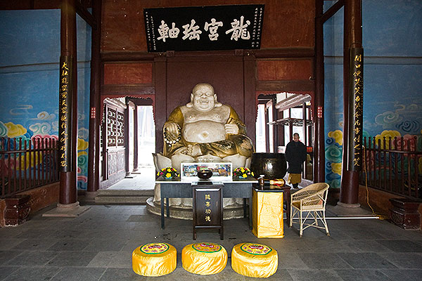 Statue of fat monk