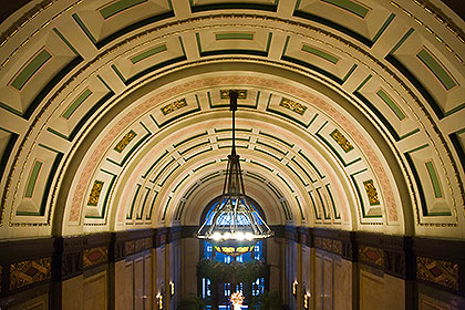 Peace Hotel ceiling