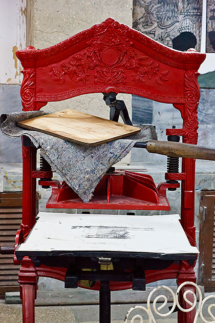 printmaking press