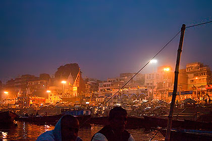 Ghat at night