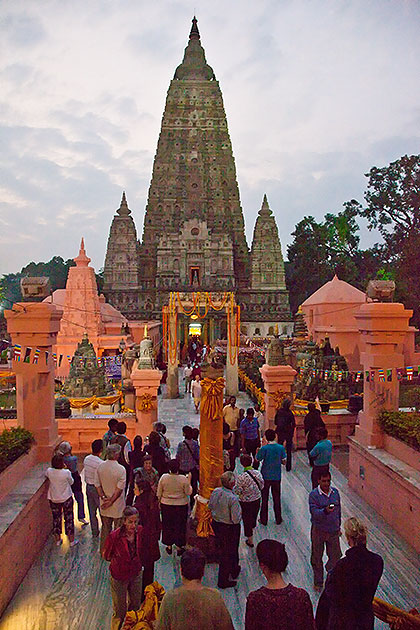 Approach to temple