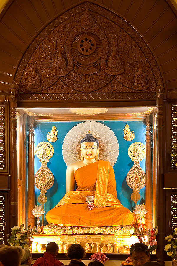 Buddha on throne