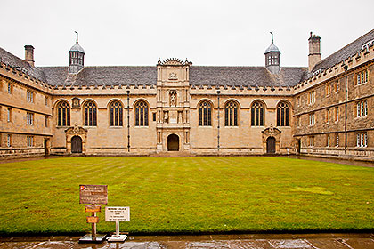 Wadham College courtyard