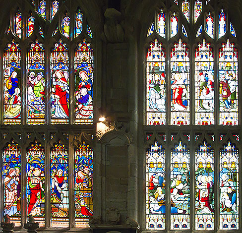 stained glass windows