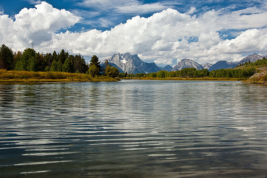 River and mountains