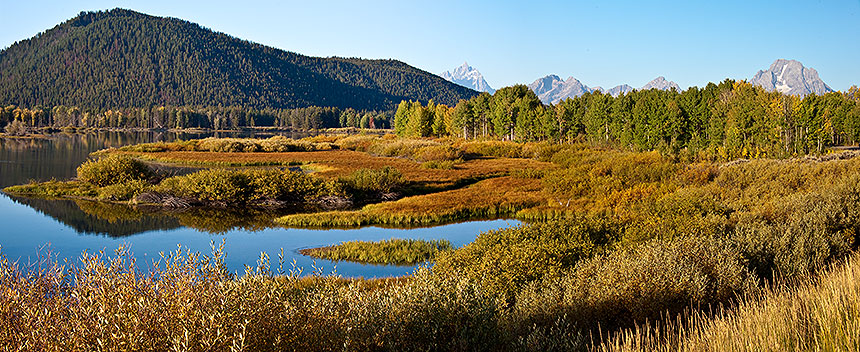 River and mountains