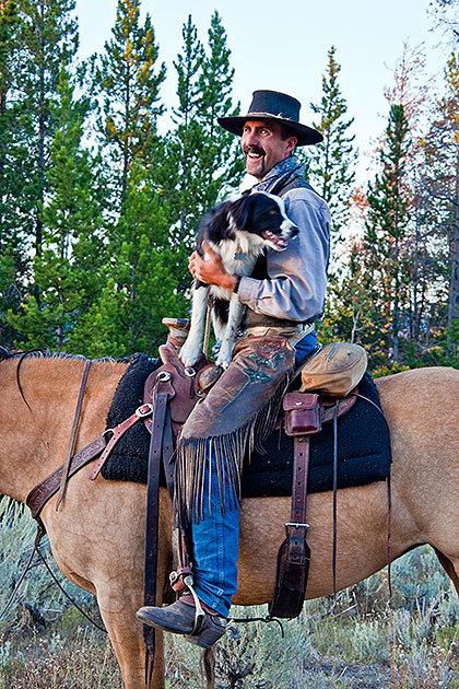 TJ and dog